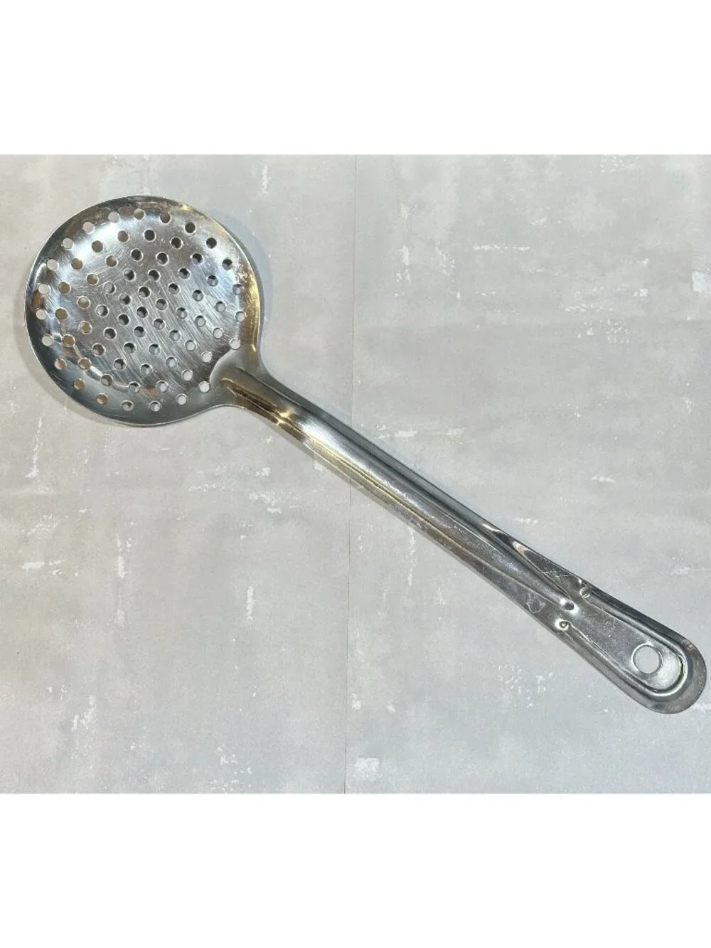Vintage Stainless Steel Skimmer Spoon 13.5